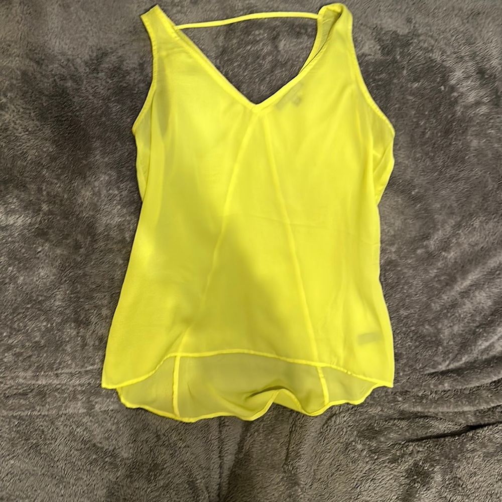 Yellow tank top from Express